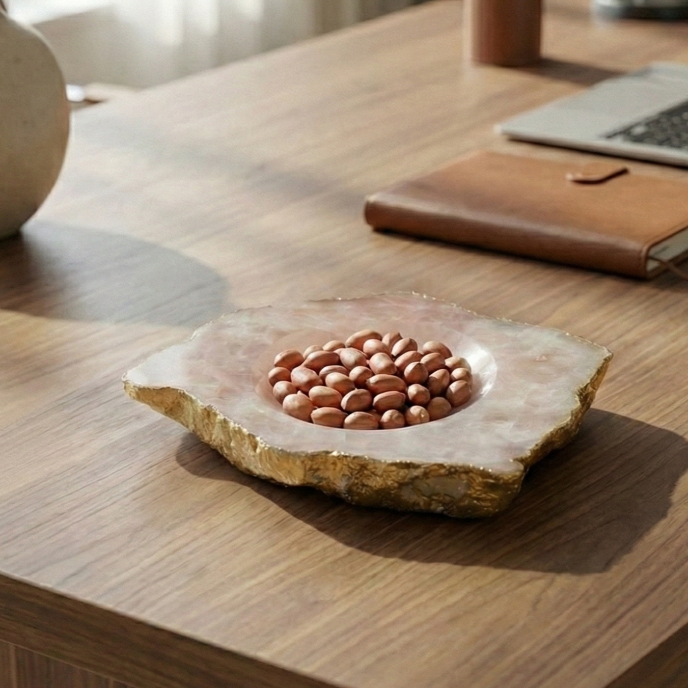 Rose Quartz Nut Bowl