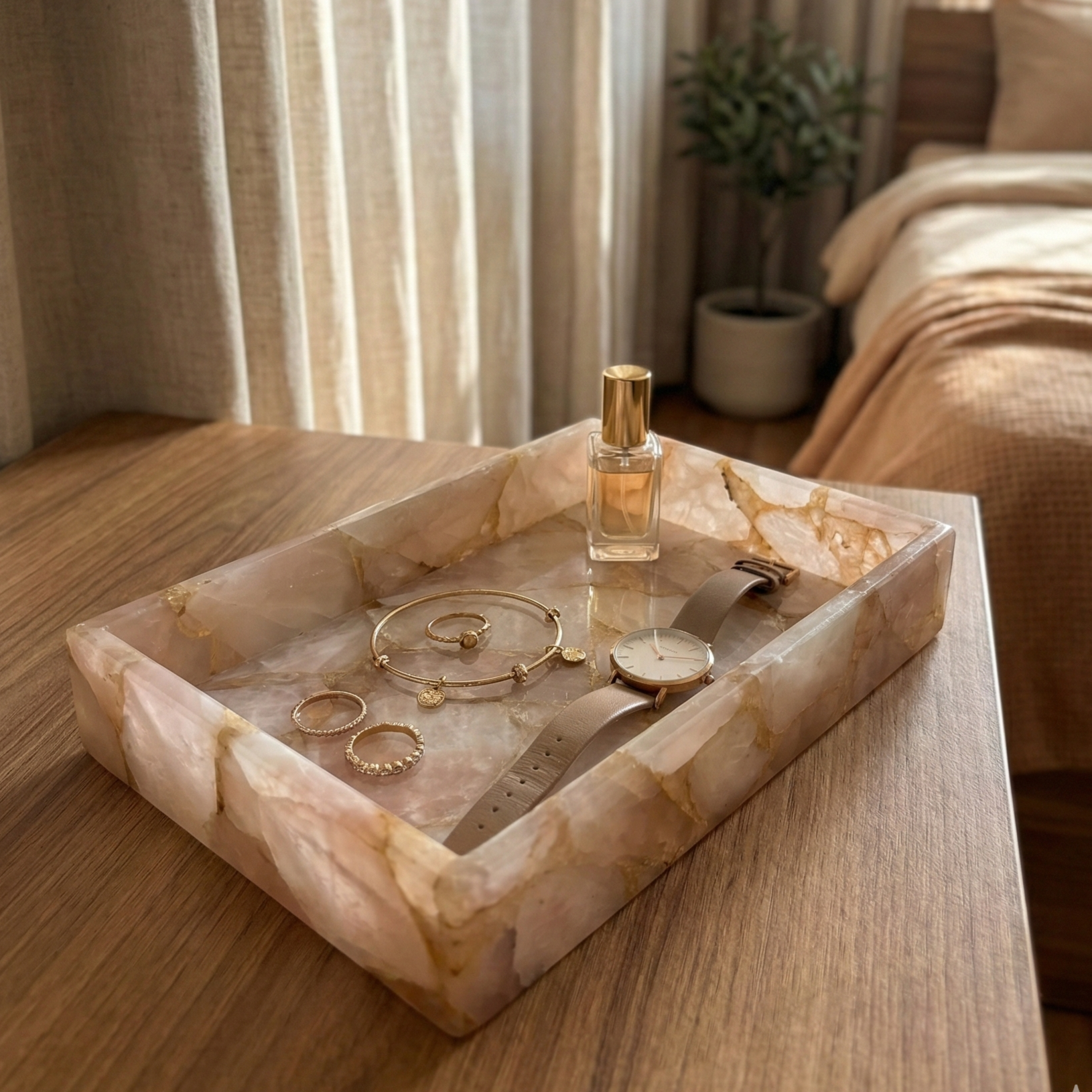 Rose Quartz Multiuse Tray