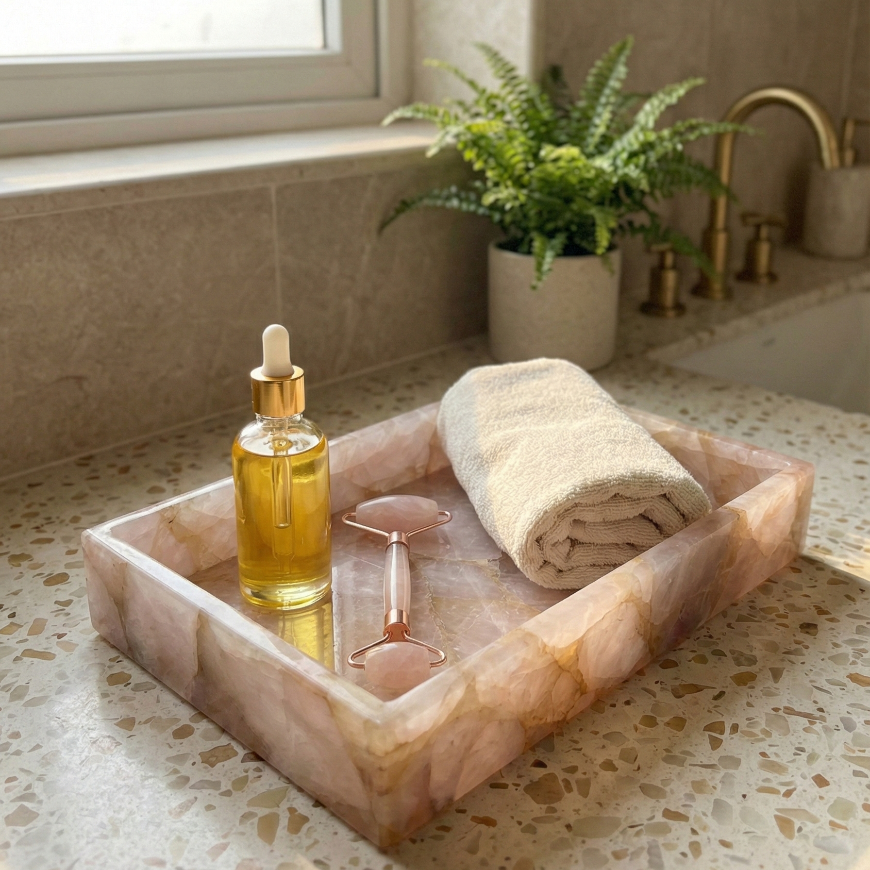 Rose Quartz Multiuse Tray