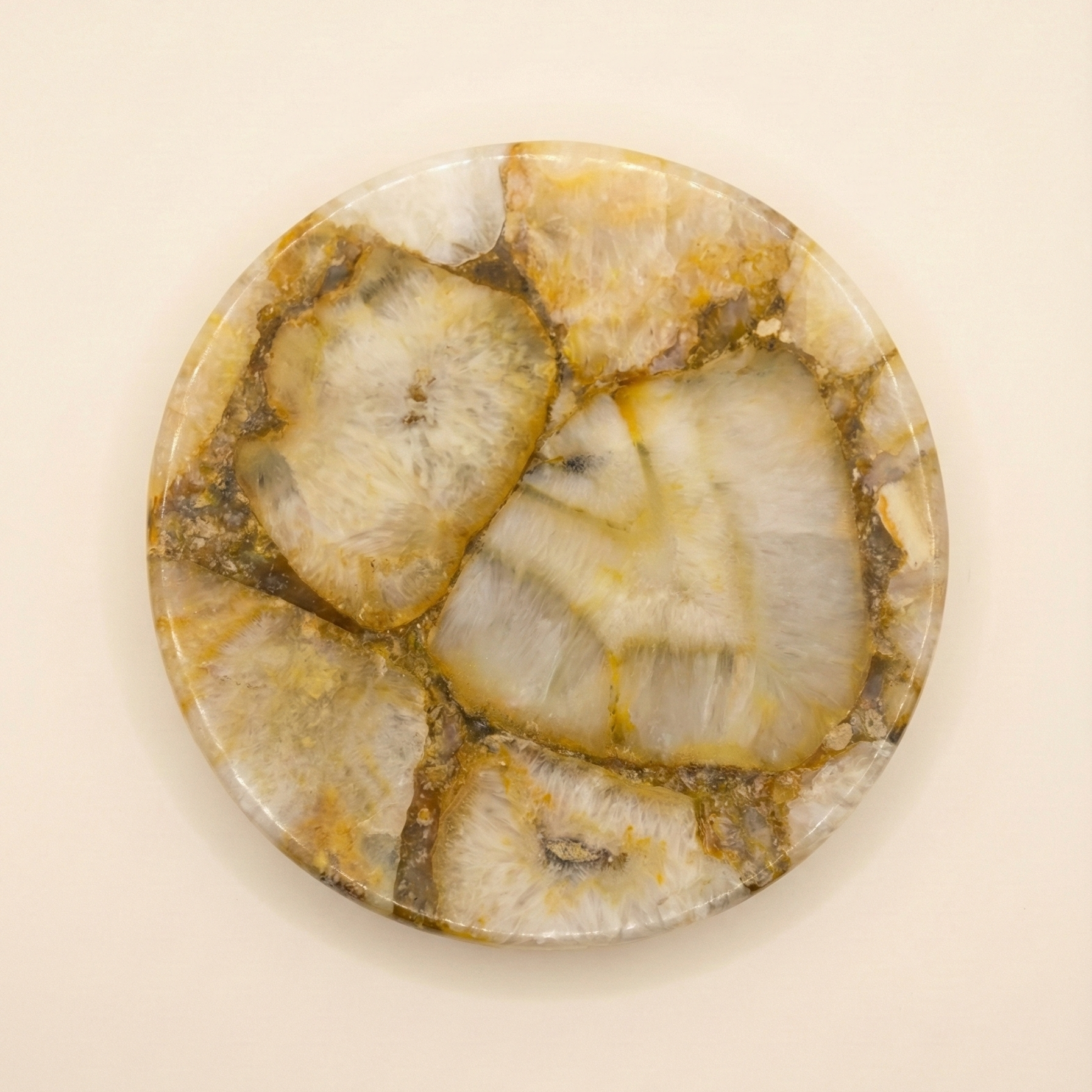 Golden Agate Platter