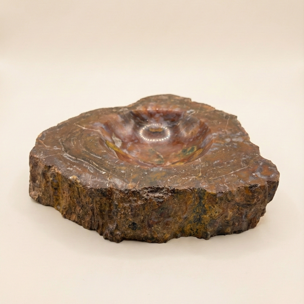 Petrified Wood Nut Bowl