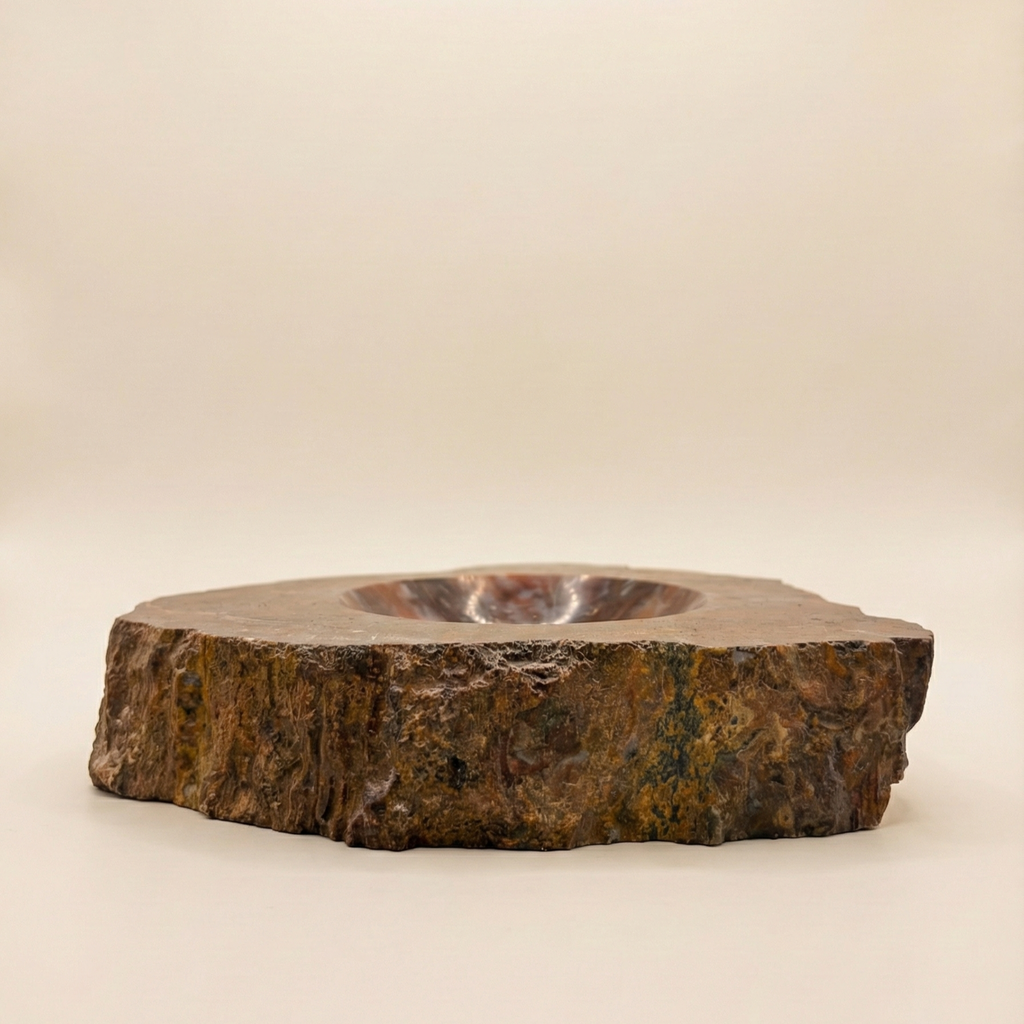 Petrified Wood Nut Bowl