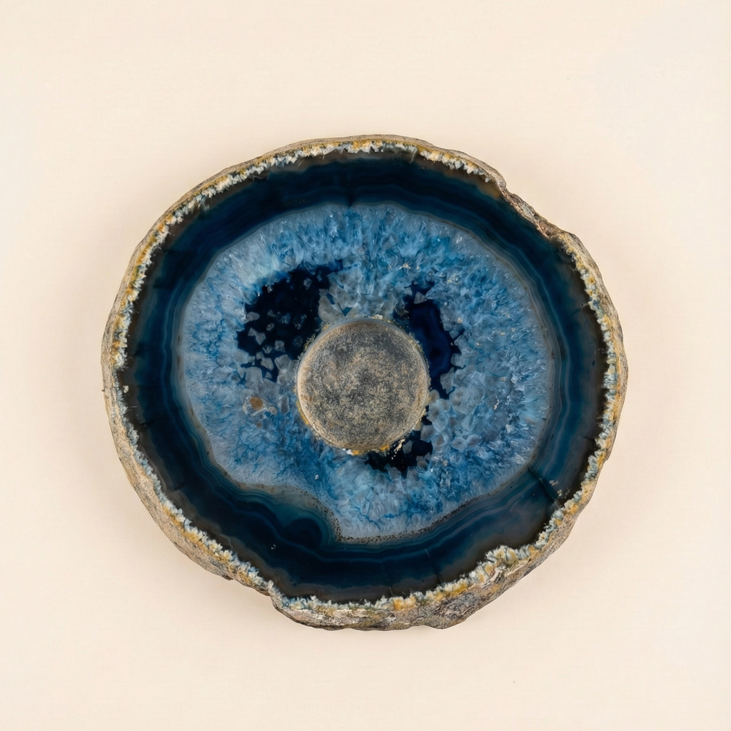 Blue Agate TeaLight Holder